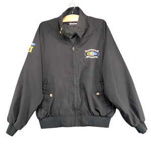 King Louie Men's UAW Chicago Stamping Full Zip Jacket Black Medium Vintage Union